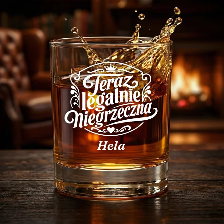 Szklanki Do Whisky z Grawerem Na 18 Prezent Dla Kobiety: Teraz Legalnie Szklanki Do Whisky z Grawerem Na 18 Prezent Dla Kobiety: Teraz Legalnie