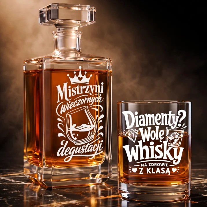 Zestaw Do Whisky Na Walentynki Prezent Na Rocznicę Dla Kobiety: Kobiecy Toast