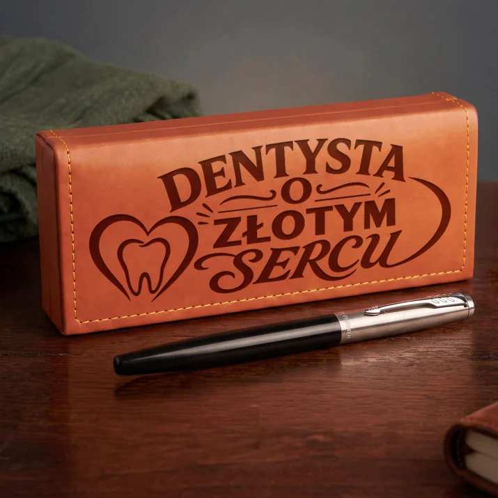 Pióro Wieczne Parker W Etui Dla Dentysty Prezent Dla Mężczyzny: Złote Serce Dentysty Pióro Wieczne Parker W Etui Dla Dentysty Prezent Dla Mężczyzny: Złote Serce Dentysty