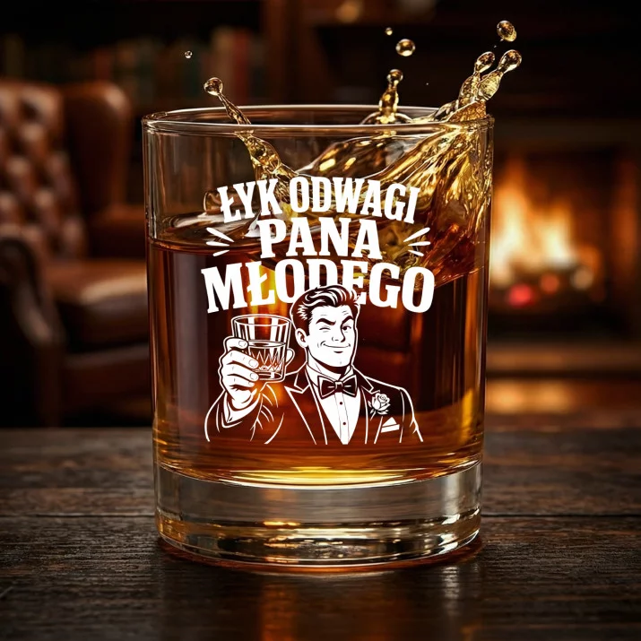 Szklanka Do Whisky Dla Pana Młodego Prezent Na Ślub Dla Mężczyzny: Łyk Odwagi Pana Młodego Szklanka Do Whisky Dla Pana Młodego Prezent Na Ślub Dla Mężczyzny: Łyk Odwagi Pana Młodego