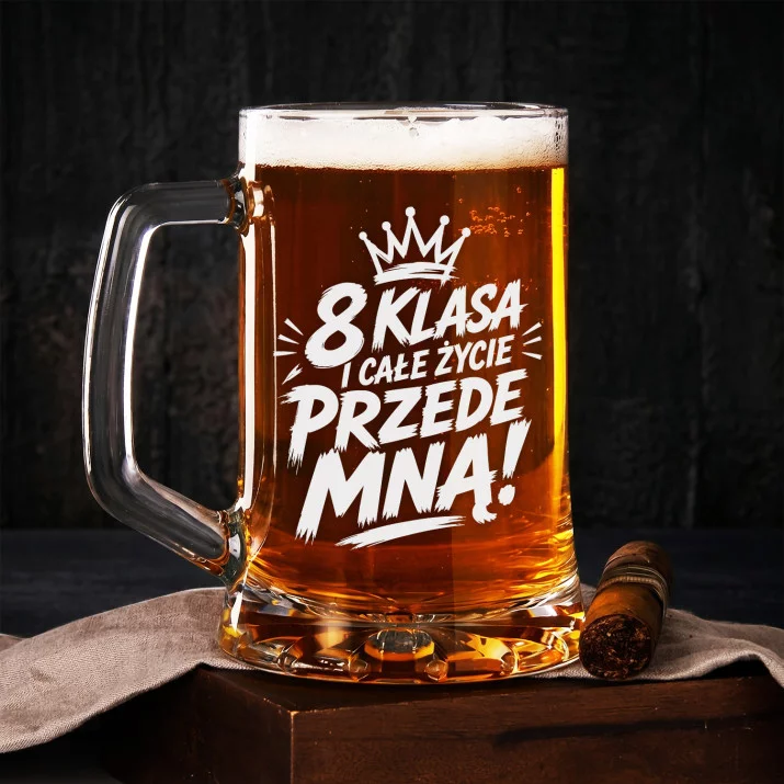 Kufel Na Zakończenie 8 Klasy Prezent Dla Mężczyzny: 8 Klasa Przed Mną