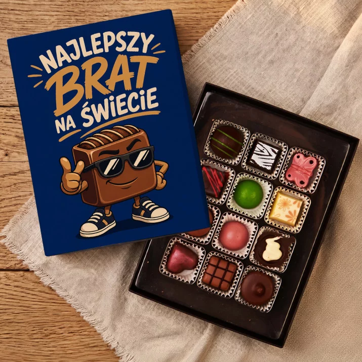 Czekoladki Dla Brata Prezent Dla Mężczyzny: Najlepszy Brat Czekoladka Czekoladki Dla Brata Prezent Dla Mężczyzny: Najlepszy Brat Czekoladka