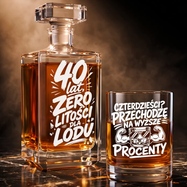 Zestaw Do Whisky Dla Mężczyzny 40 Lat Prezent Na 40 Urodziny Dla Mężczyzny: 40 Lat, Zero Litości Dla Lodu Zestaw Do Whisky Dla Mężczyzny 40 Lat Prezent Na 40 Urodziny Dla Mężczyzny: 40 Lat, Zero Litości Dla Lodu
