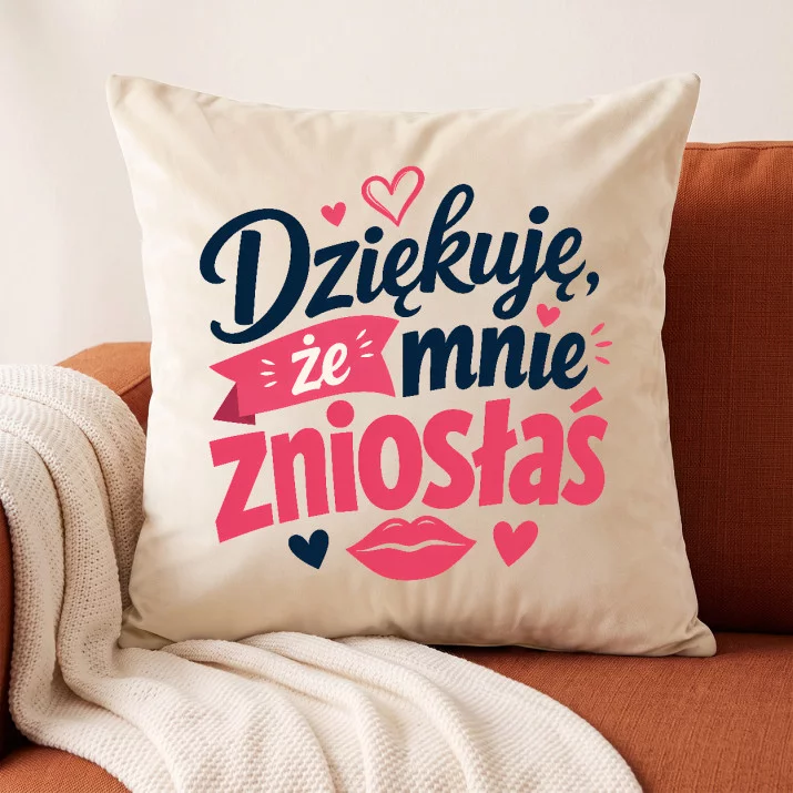 Poduszka Dekoracyjna Na Rocznicę Związku Prezent Na Walentynki Dla Kobiety: Szczera Miłość Z Humorem Poduszka Dekoracyjna Na Rocznicę Związku Prezent Na Walentynki Dla Kobiety: Szczera Miłość Z Humorem