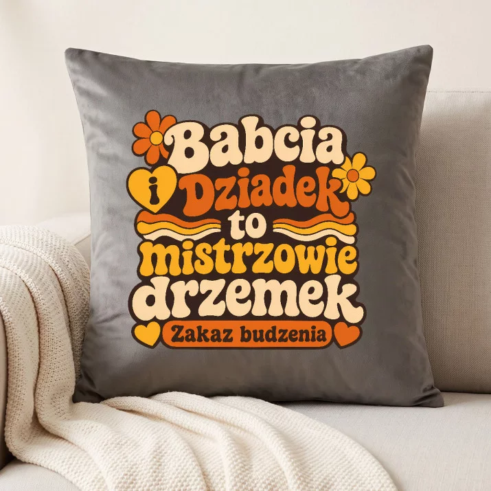 Poduszka Dekoracyjna Dla Babci i Dziadka Prezent Na Dzień Babci i Dziadka Dla Pary: Babcia I Dziadek To Poduszka Dekoracyjna Dla Babci i Dziadka Prezent Na Dzień Babci i Dziadka Dla Pary: Babcia I Dziadek To