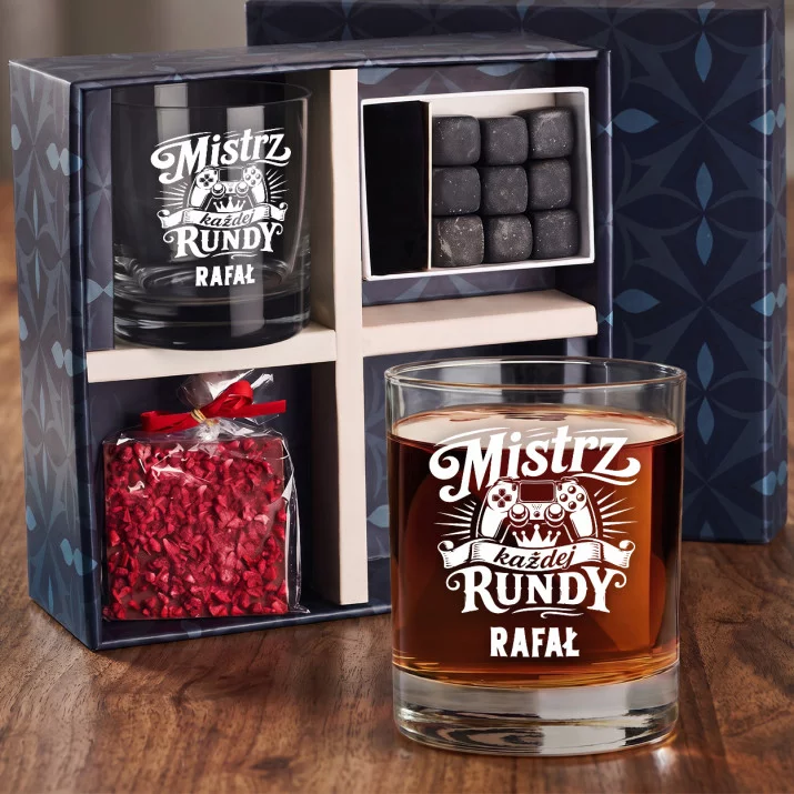 Zestaw Prezentowy Whisky Dla Gracza Dla Mężczyzny: Mistrz Każdej Rundy Zestaw Prezentowy Whisky Dla Gracza Dla Mężczyzny: Mistrz Każdej Rundy