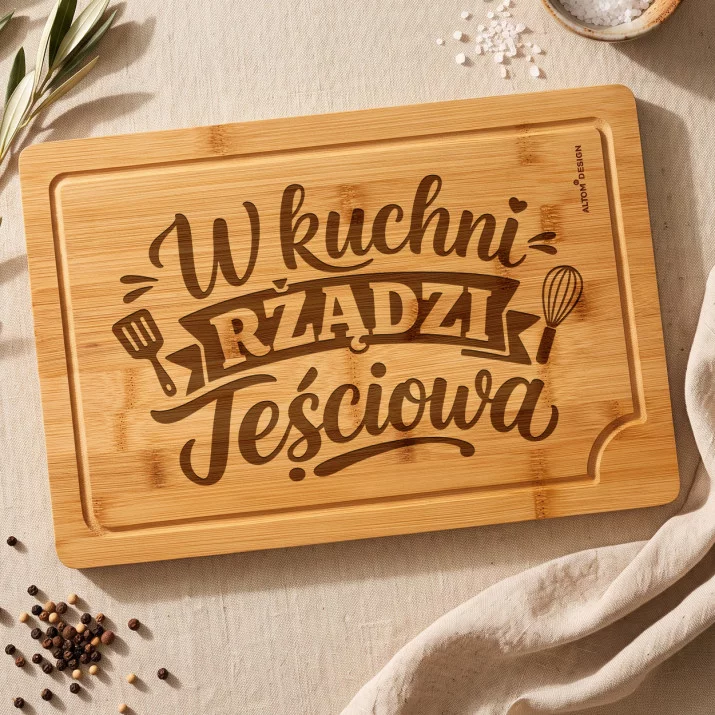 Deska Do Krojenia Dla Teściowej Prezent Na Dzień Mamy Dla Kobiety: Rządy Teściowej Deska Do Krojenia Dla Teściowej Prezent Na Dzień Mamy Dla Kobiety: Rządy Teściowej