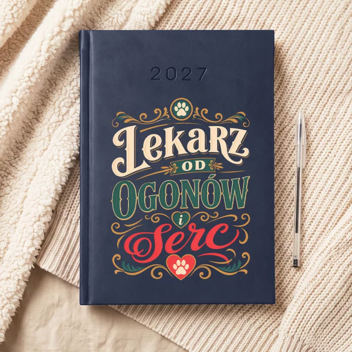 Kalendarz Książkowy A5 2027 Dla Weterynarza Prezent Dla Mężczyzny: Herb Weterynarza Kalendarz Książkowy A5 2027 Dla Weterynarza Prezent Dla Mężczyzny: Herb Weterynarza