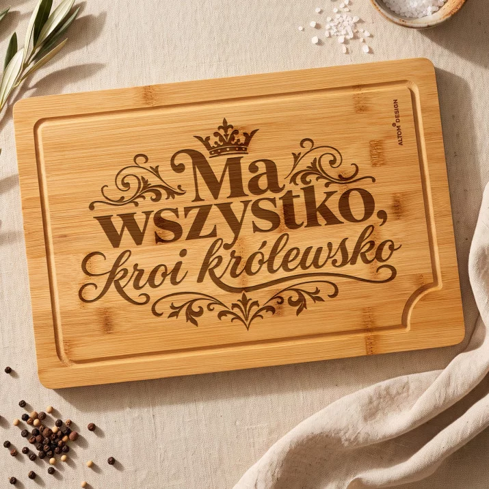 Deska Do Krojenia Dla Kobiety Która Ma Wszystko Prezent Dla Kobiety: Stylowe Krojenie