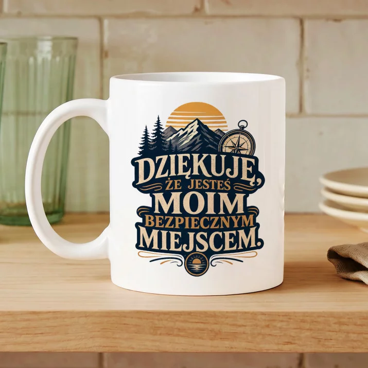 Kubek Z Nadrukiem Na 40 Urodziny Prezent Dla Mężczyzny: Dziękuję Że Jesteś Kubek Z Nadrukiem Na 40 Urodziny Prezent Dla Mężczyzny: Dziękuję Że Jesteś