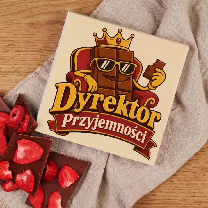 Czekolada Z Truskawkami Dla Osoby Starszej Prezent Dla Kobiety: Retro Dyrektor Czekolada Z Truskawkami Dla Osoby Starszej Prezent Dla Kobiety: Retro Dyrektor