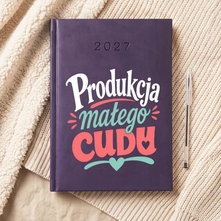 Kalendarz Książkowy A5 2027 Dla Przyszłej Mamy W Ciąży Prezent Na Dzień Mamy Dla Kobiety: Mały Cud Typograficzny Kalendarz Książkowy A5 2027 Dla Przyszłej Mamy W Ciąży Prezent Na Dzień Mamy Dla Kobiety: Mały Cud Typograficzny