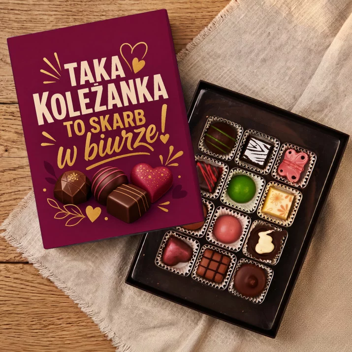 Czekoladki Dla Koleżanki Z Pracy Prezent Dla Kobiety: Taka Koleżanka To Skarb Czekoladki Dla Koleżanki Z Pracy Prezent Dla Kobiety: Taka Koleżanka To Skarb