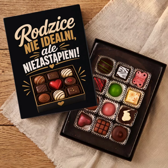 Czekoladki Dla Rodziców Prezent : Niezastąpieni Rodzice
