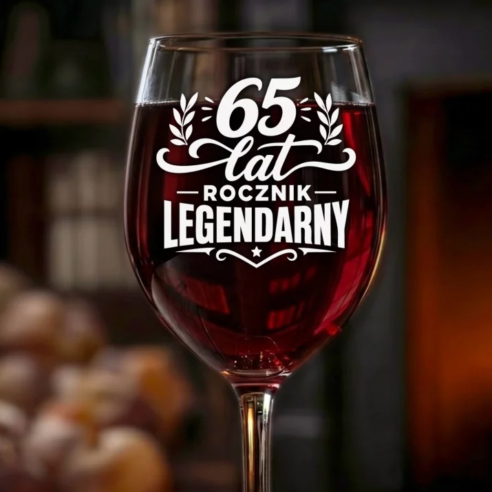 Kieliszek Do Wina Dla 65 Latka Prezent Na 65 Urodziny Dla Mężczyzny: Legendarny Rocznik 65 Kieliszek Do Wina Dla 65 Latka Prezent Na 65 Urodziny Dla Mężczyzny: Legendarny Rocznik 65