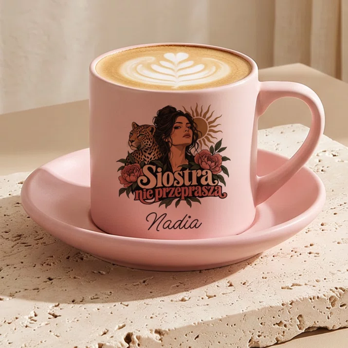 Filiżanka Personalizowana Dla Siostry Prezent Dla Kobiety: Siostra Nie Przeprasza