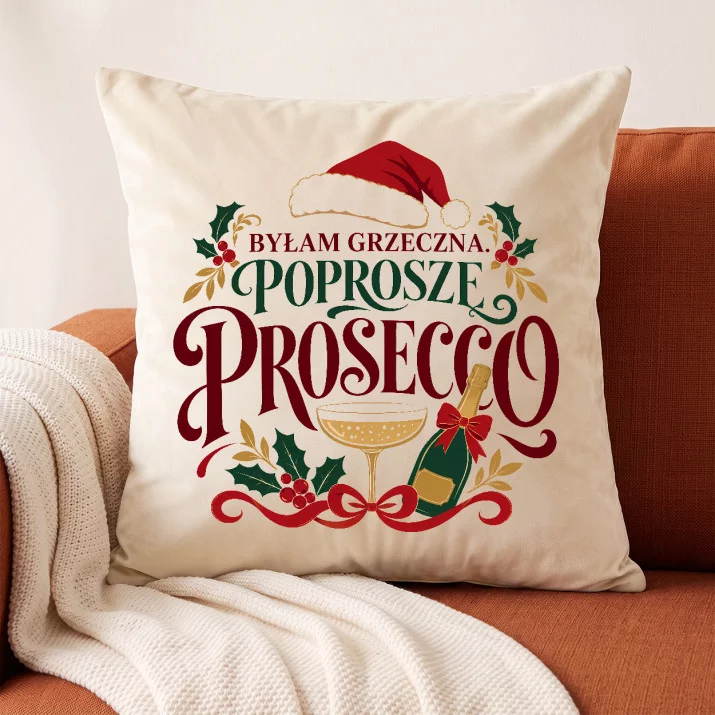Poduszka Dekoracyjna Na Mikołajki Prezent Dla Kobiety: Humor Domowego Relaksu Poduszka Dekoracyjna Na Mikołajki Prezent Dla Kobiety: Humor Domowego Relaksu