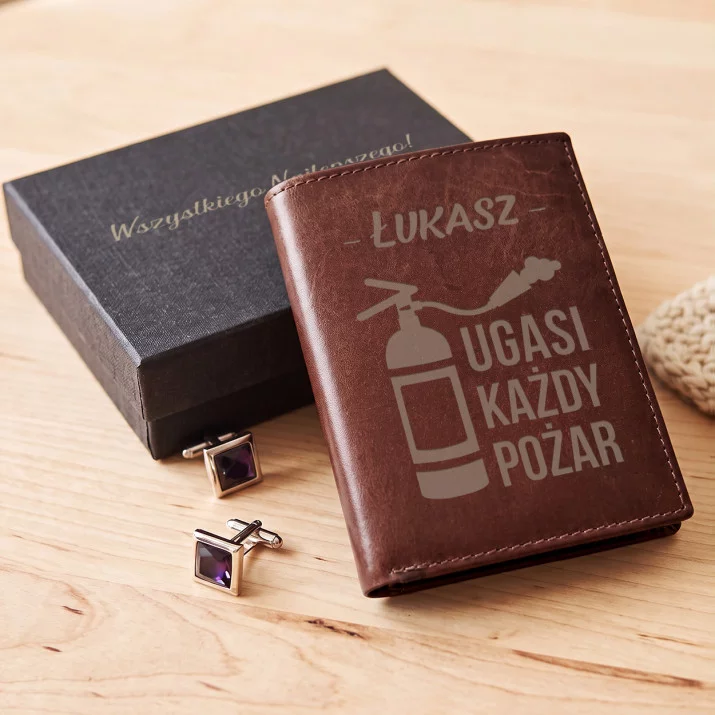 Ugasi każdy pożar - Portfel skórzany