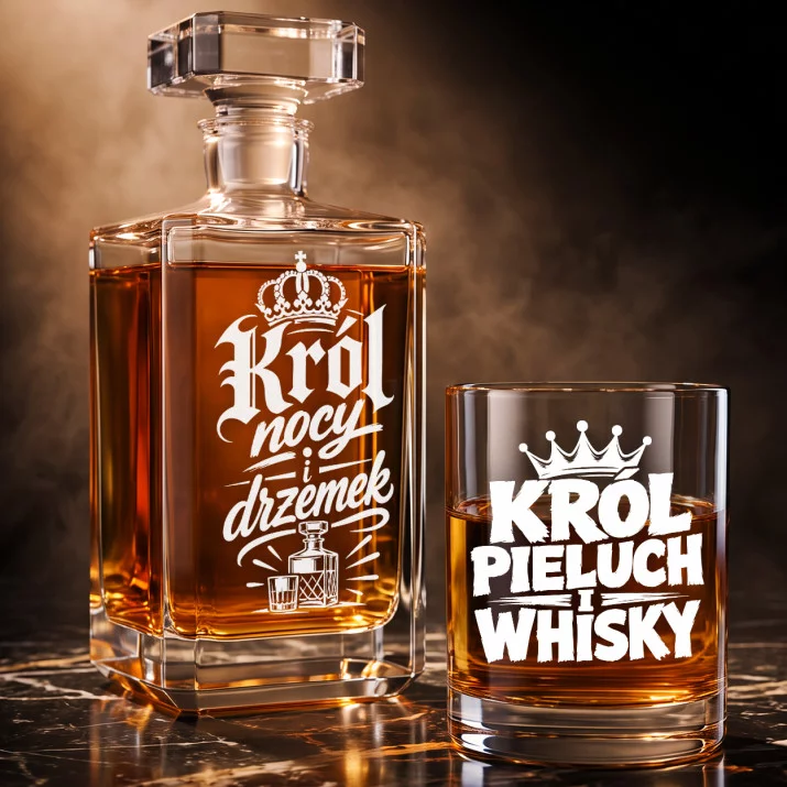 Zestaw Do Whisky Dla Nowego Taty Prezent Na Dzień Ojca Dla Mężczyzny: Nocny Szef