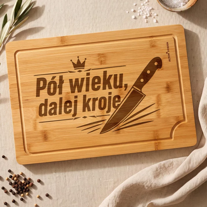 Deska Do Krojenia Na 50 Prezent Na 50 Urodziny Dla Mężczyzny: Dojrzałe Cięcie Deska Do Krojenia Na 50 Prezent Na 50 Urodziny Dla Mężczyzny: Dojrzałe Cięcie