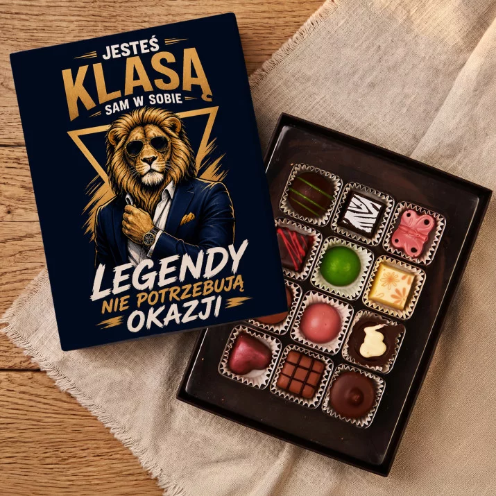Czekoladki Na Dzień Chłopaka Prezent Dla Chłopaka Mężczyzny: Legendy Nie Potrzebują Okazji