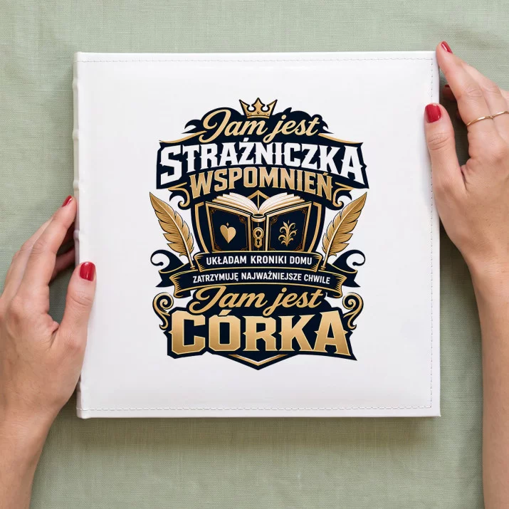 Album Na Zdjęcia Tradycyjny Dla Córki Prezent Dla Kobiety: Herb Strażniczki Album Na Zdjęcia Tradycyjny Dla Córki Prezent Dla Kobiety: Herb Strażniczki