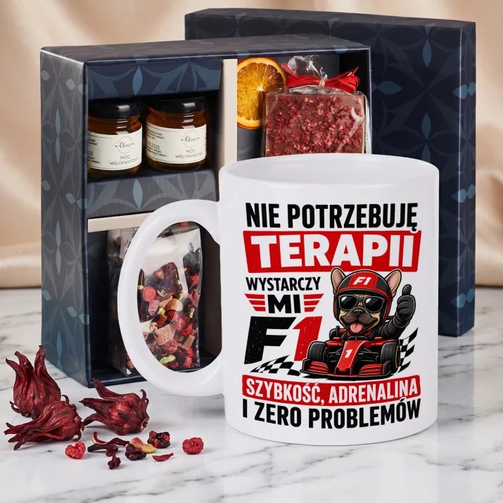 Zestaw Prezenowy Z Kubkiem Dla Fana F1: F1 Terapia