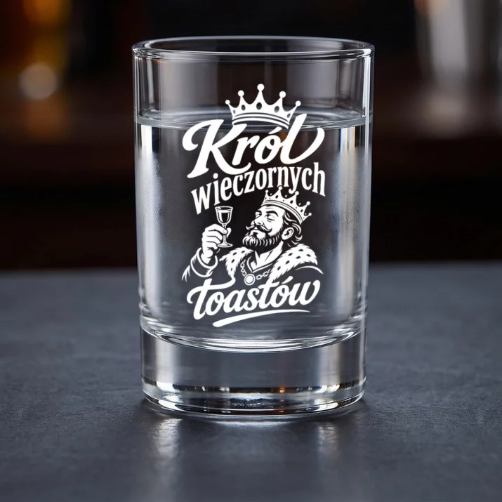Kieliszki Do Wódki Na Dzień Ojca Prezent Dla Taty Mężczyzny: Królewski Toast