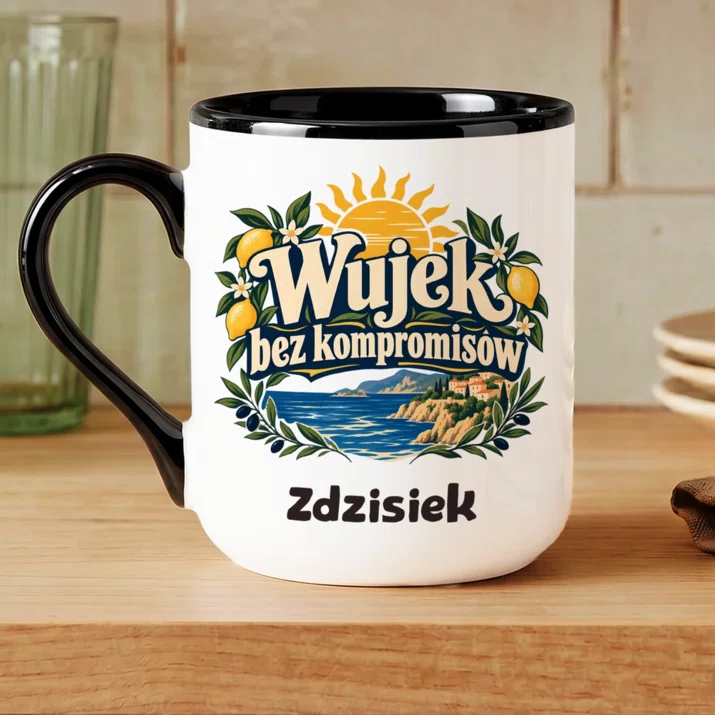 Kubek Personalizowany Dla Wujka Prezent Dla Mężczyzny: Wujek Bez Kompromisów Kubek Personalizowany Dla Wujka Prezent Dla Mężczyzny: Wujek Bez Kompromisów