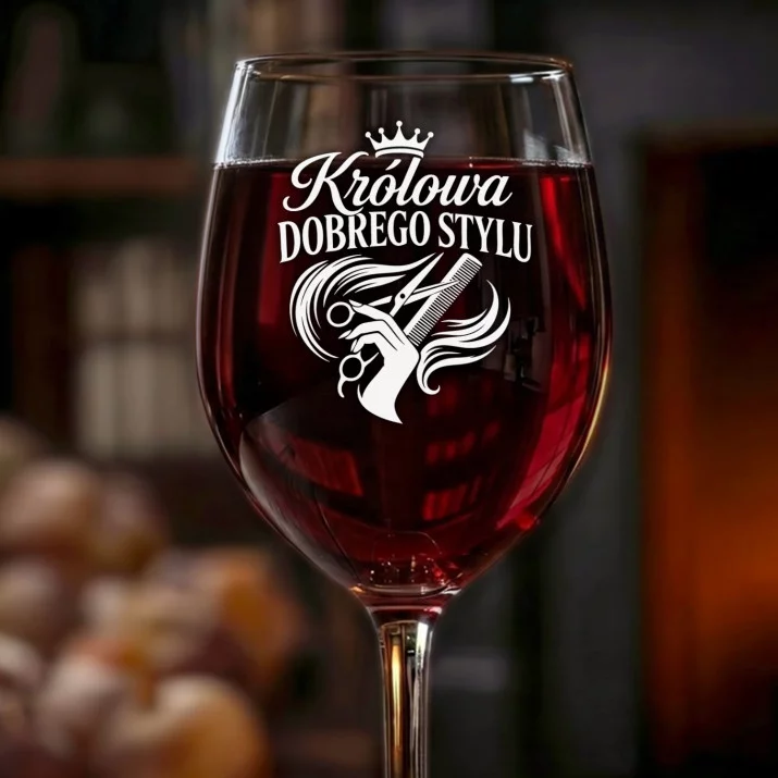 Kieliszek Do Wina Dla Bratowej Prezent Dla Kobiety: Królowa Dobrego Stylu
