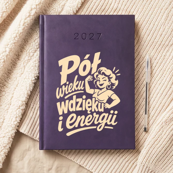 Kalendarz Książkowy A5 2027 Na 50 Prezent Na 50 Urodziny Dla Kobiety: Półwieczny Urok Kalendarz Książkowy A5 2027 Na 50 Prezent Na 50 Urodziny Dla Kobiety: Półwieczny Urok