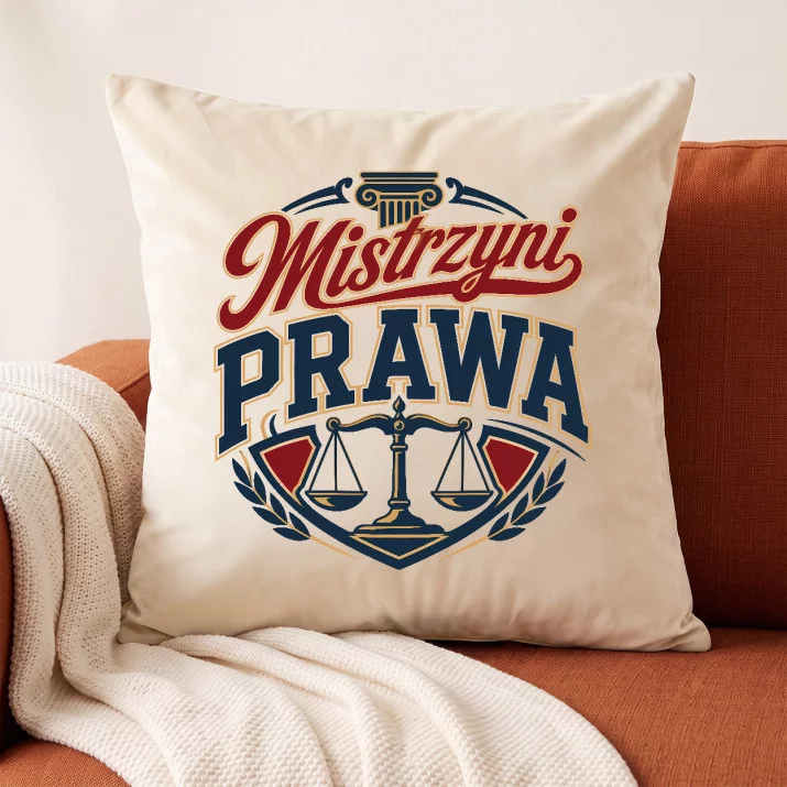 Poduszka Dekoracyjna Dla Prawniczki Prezent Dla Kobiety: Emblemat Prawniczy Poduszka Dekoracyjna Dla Prawniczki Prezent Dla Kobiety: Emblemat Prawniczy
