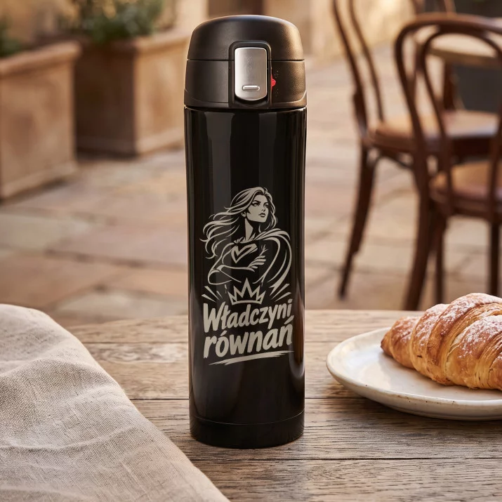 Kubek Termiczny 440ml Dla Matematyczki Prezent: Władczyni Równań