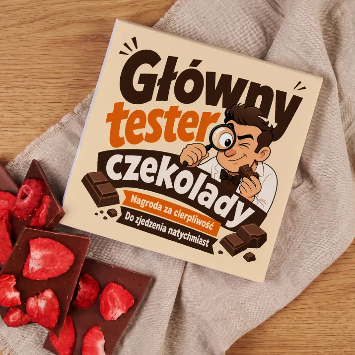 Czekolada Z Truskawkami Dla Narzeczonego Prezent Na Dzień Chłopaka Dla Mężczyzny: Słodki Tester Miłości
