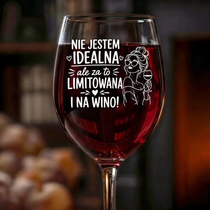 Kieliszek Do Wina Dla Młodej Kobiety Prezent Dla Kobiety: Limitowana I Na Wino Kieliszek Do Wina Dla Młodej Kobiety Prezent Dla Kobiety: Limitowana I Na Wino