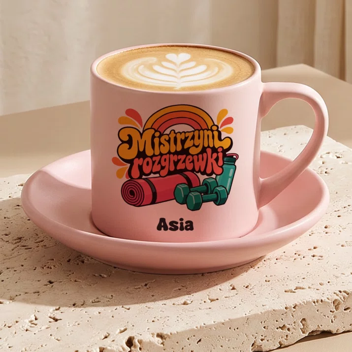 Filiżanka Personalizowana Dla Nauczycielki Wf Prezent Na Dzień Nauczyciela Dla Kobiety: Mistrzyni Rozgrzewki Filiżanka Personalizowana Dla Nauczycielki Wf Prezent Na Dzień Nauczyciela Dla Kobiety: Mistrzyni Rozgrzewki