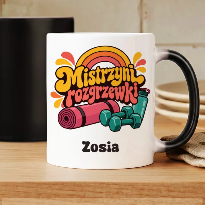 Kubek Personalizowany Dla Nauczycielki Wf Prezent Na Dzień Nauczyciela Dla Kobiety: Mistrzyni Rozgrzewki