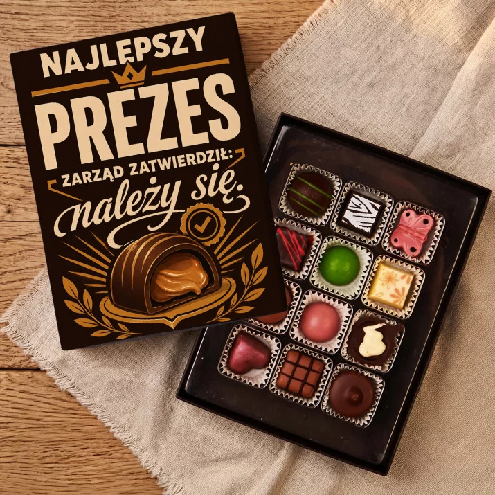 Czekoladki Dla Prezesa Prezent Dla Mężczyzny: Najlepszy Prezes Czekoladki Dla Prezesa Prezent Dla Mężczyzny: Najlepszy Prezes