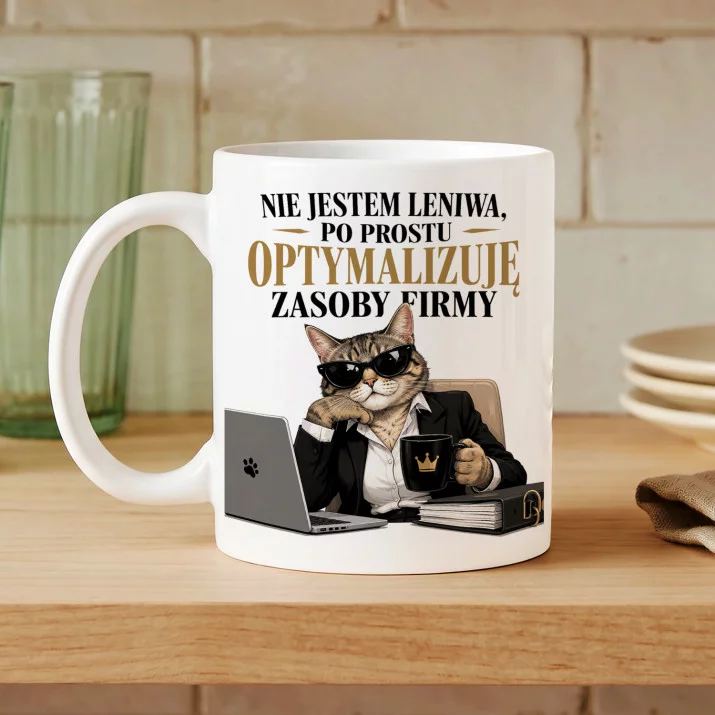 Kubek Z Nadrukiem Dla Koleżanki Z Pracy Prezent Dla Kobiety: Optymalizuję Kubek Z Nadrukiem Dla Koleżanki Z Pracy Prezent Dla Kobiety: Optymalizuję