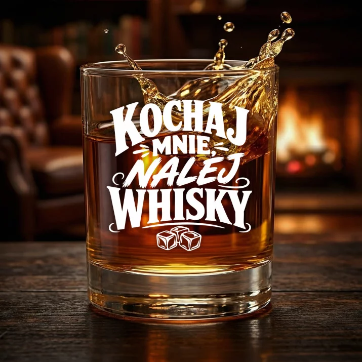Szklanka Do Whisky Dla Partnera Prezent Na Walentynki Dla Mężczyzny: Kochaj Mnie, Nalej Whisky Szklanka Do Whisky Dla Partnera Prezent Na Walentynki Dla Mężczyzny: Kochaj Mnie, Nalej Whisky