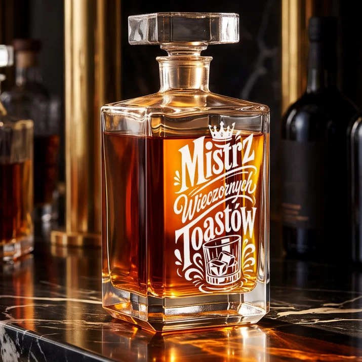 Karafka Do Whisky z Grawerem Dla Partnera Prezent Na Walentynki: Wieczorne Toasty Karafka Do Whisky z Grawerem Dla Partnera Prezent Na Walentynki: Wieczorne Toasty