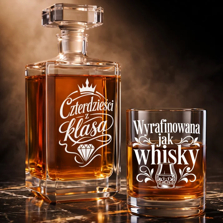 Zestaw Do Whisky Na 40 Prezent Na 40 Urodziny Dla Kobiety: Elegancja Dojrzałości