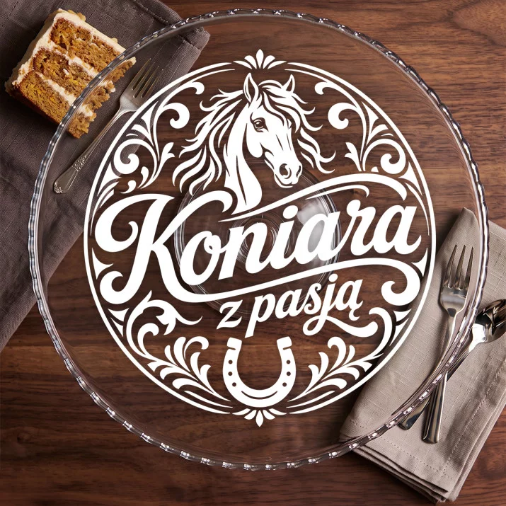 Patera Na Ciasto Dla Koniary Prezent Dla Kobiety: Retro Etykieta Jeździecka