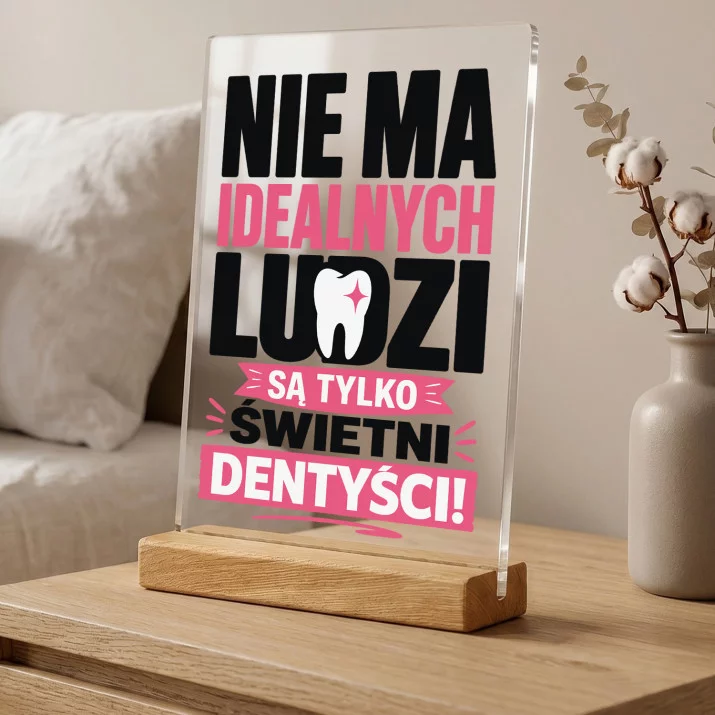 Druk Na Szkle Dla Dentystki Prezent Dla Kobiety: Świetni Dentyści Typografia Druk Na Szkle Dla Dentystki Prezent Dla Kobiety: Świetni Dentyści Typografia