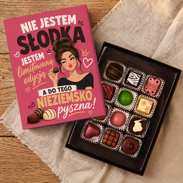 Czekoladki Dla Niej Prezent Na Walentynki Dla Kobiety: Limitowana Nieziemsko Pyszna Czekoladki Dla Niej Prezent Na Walentynki Dla Kobiety: Limitowana Nieziemsko Pyszna