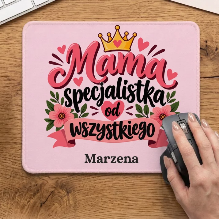 Podkładka Pod Myszkę Na Dzień Mamy Prezent Dla Mamy Kobiety: Mama Specjalistka Od Podkładka Pod Myszkę Na Dzień Mamy Prezent Dla Mamy Kobiety: Mama Specjalistka Od