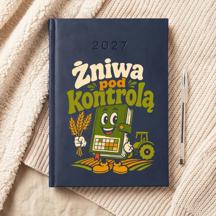 Kalendarz Książkowy A5 2027 Dla Rolnika Prezent Dla Mężczyzny: Gospodarskie Rytmy Retro