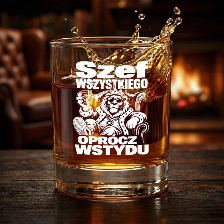 Szklanka Do Whisky Na Walentynki Prezent Na Rocznicę Dla Mężczyzny: Szef Wszystkiego Oprócz Wstydu Szklanka Do Whisky Na Walentynki Prezent Na Rocznicę Dla Mężczyzny: Szef Wszystkiego Oprócz Wstydu