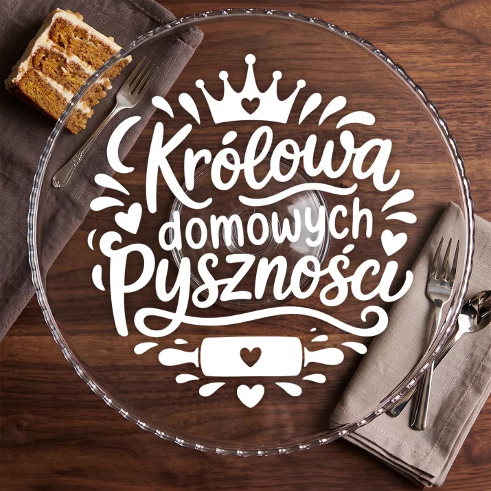 Patera Na Ciasto Dla Babci Prezent Na Dzień Babci Dla Kobiety: Królowa Kuchni Patera Na Ciasto Dla Babci Prezent Na Dzień Babci Dla Kobiety: Królowa Kuchni