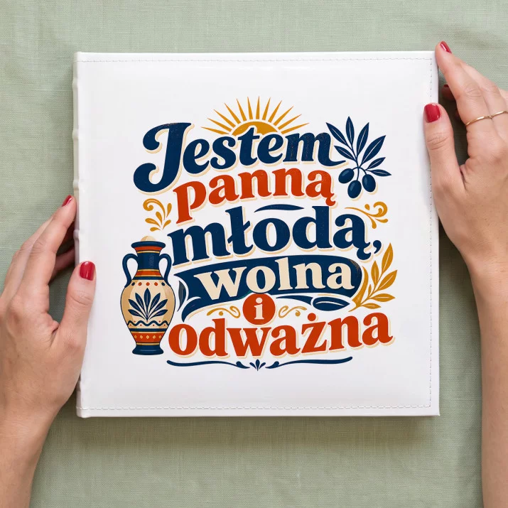 Album Na Zdjęcia Tradycyjny Na Wieczór Panieński Prezent Dla Kobiety: Manifest Pewności Siebie
